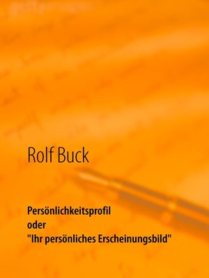 cover image of Persönlichkeitsprofil